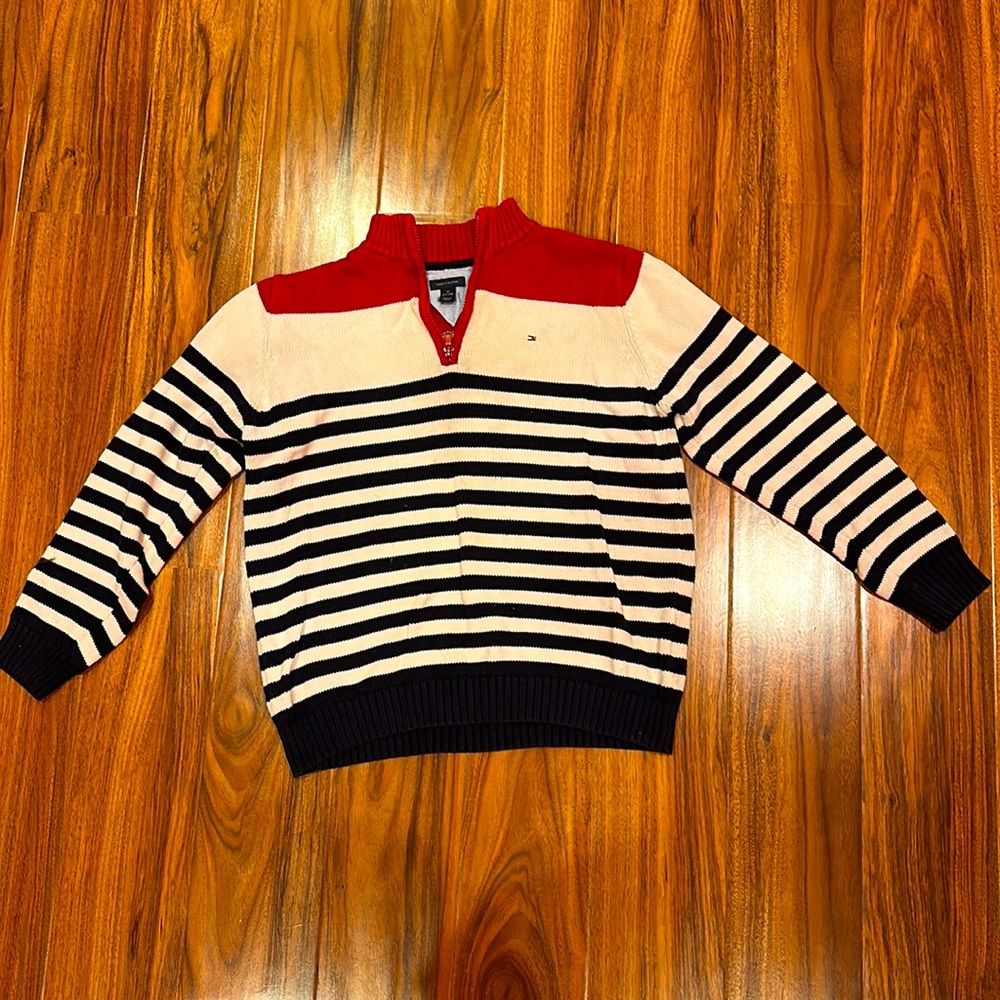 Half Zip Up Sweater - Tommy Hilfiger